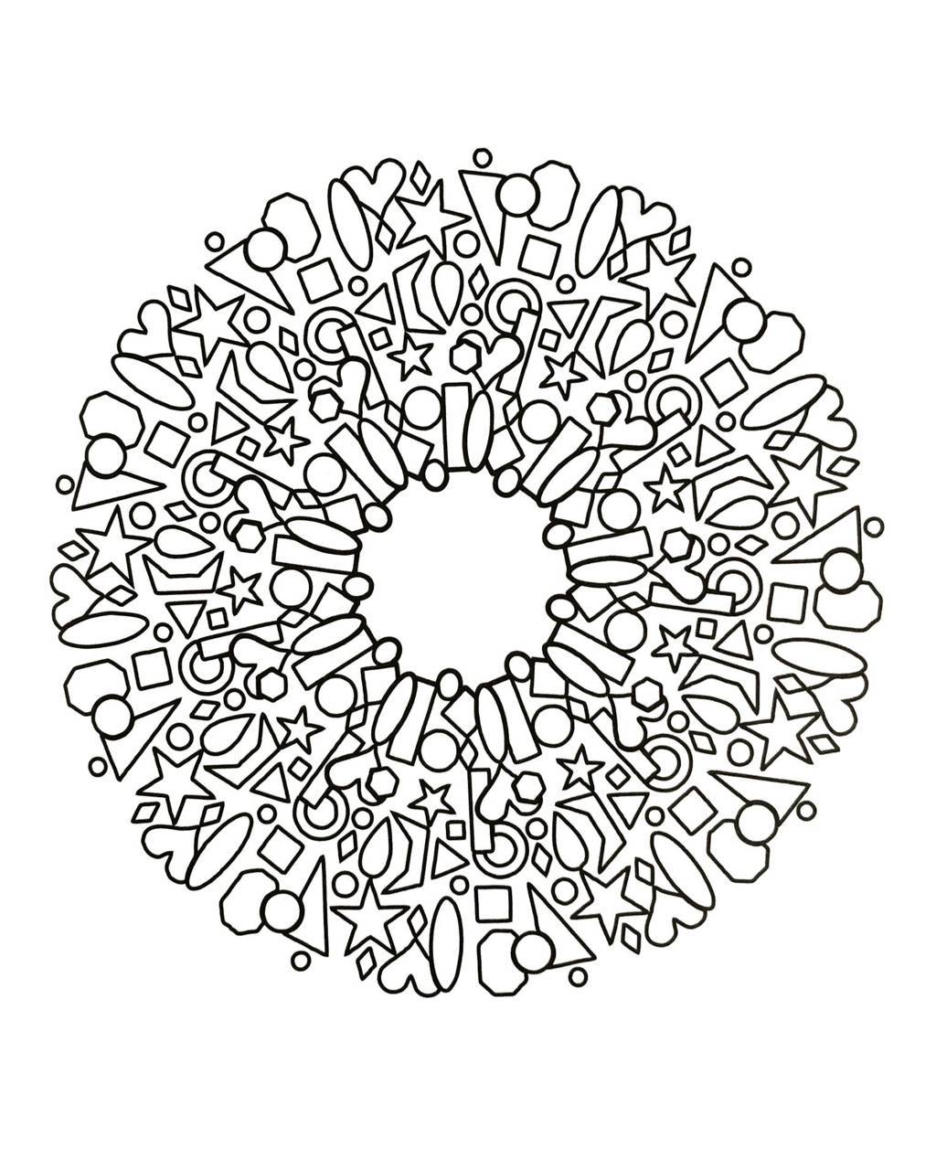 Coloriage Mandala Ornemental aux Détails Complexes - Mandala à imprimer